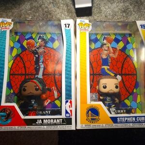 Funko Pop! Trading Cards Panini Mosiac Stephen Curry & Ja Morant
